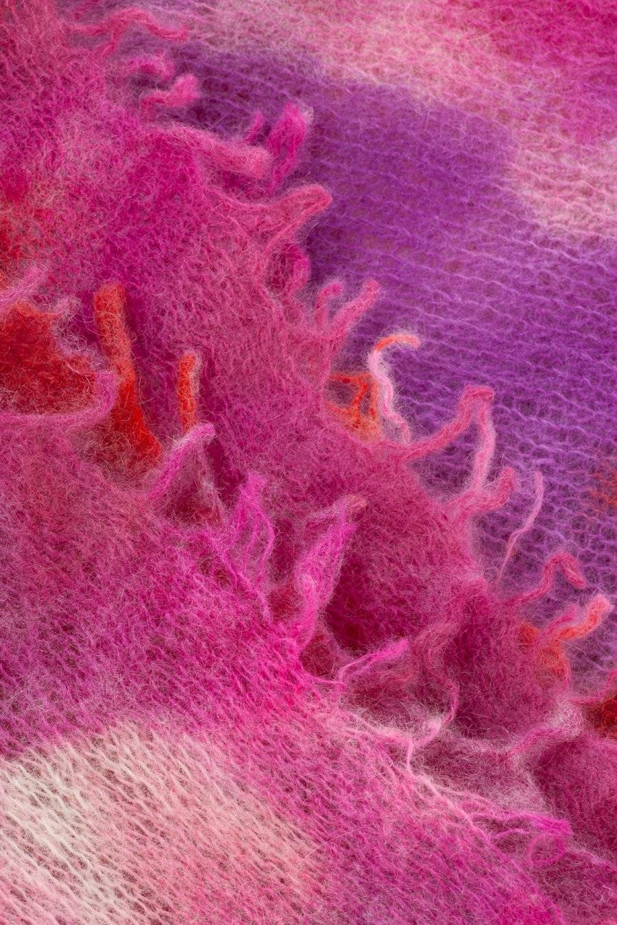 Mouleta Kaschmirschal Ice Dye Print Kostenlose Rückgabe
