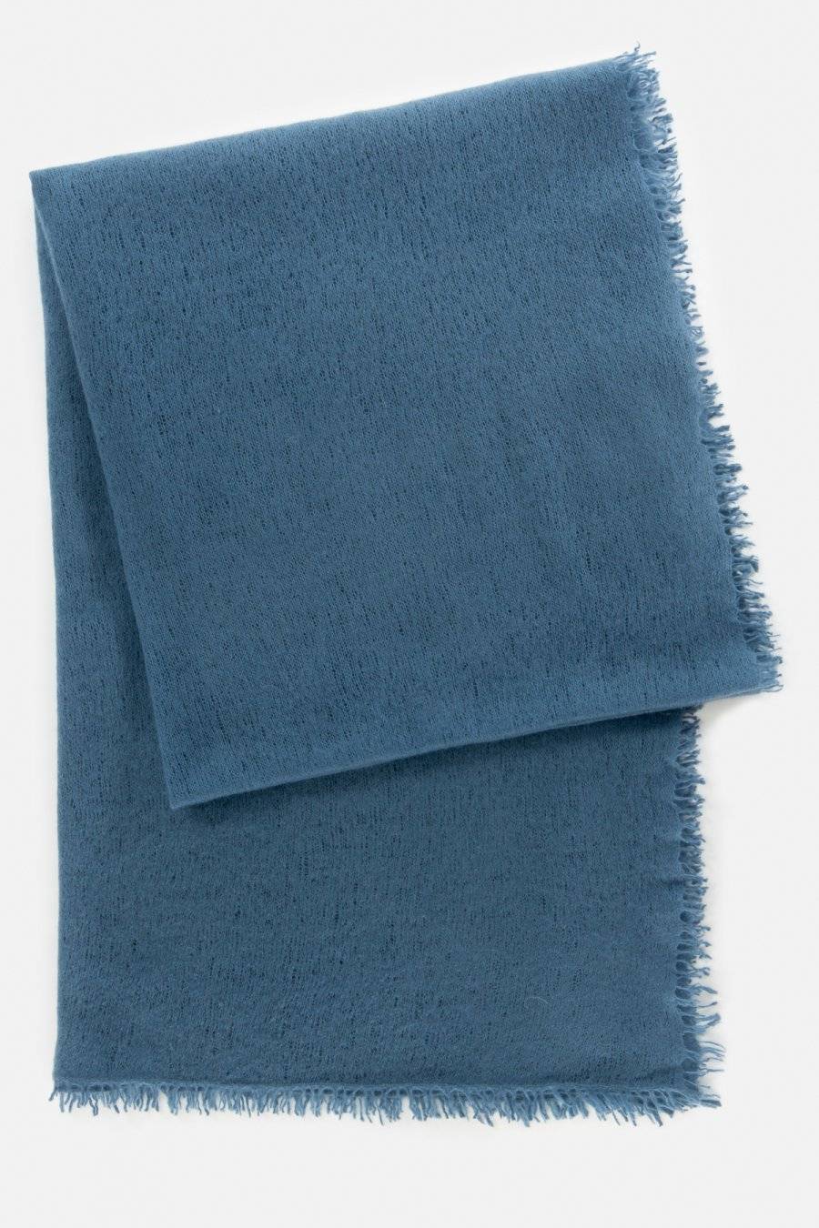 Mouleta Kaschmirschal blau Colors Rabatte dieses Monats
