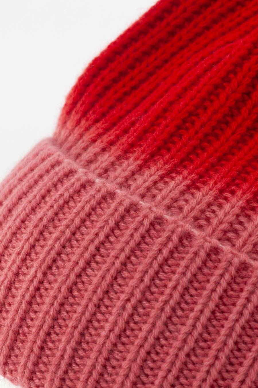 Mouleta Kaschmir Strick Mütze-Shaded Effect Flash Sale
