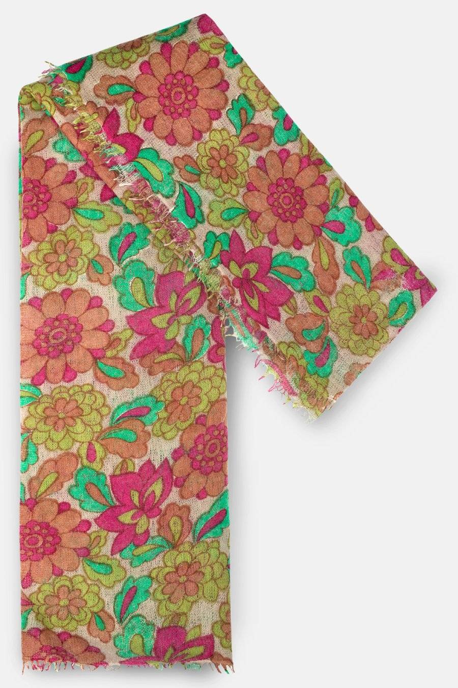 Mouleta Kaschmirschal Flower Print Exklusive Angebote