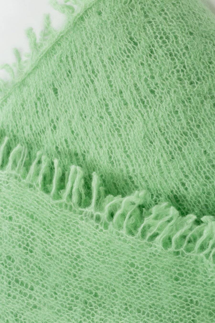 Mouleta Kaschmirschal grün Colors Vierteljährliche Förderung