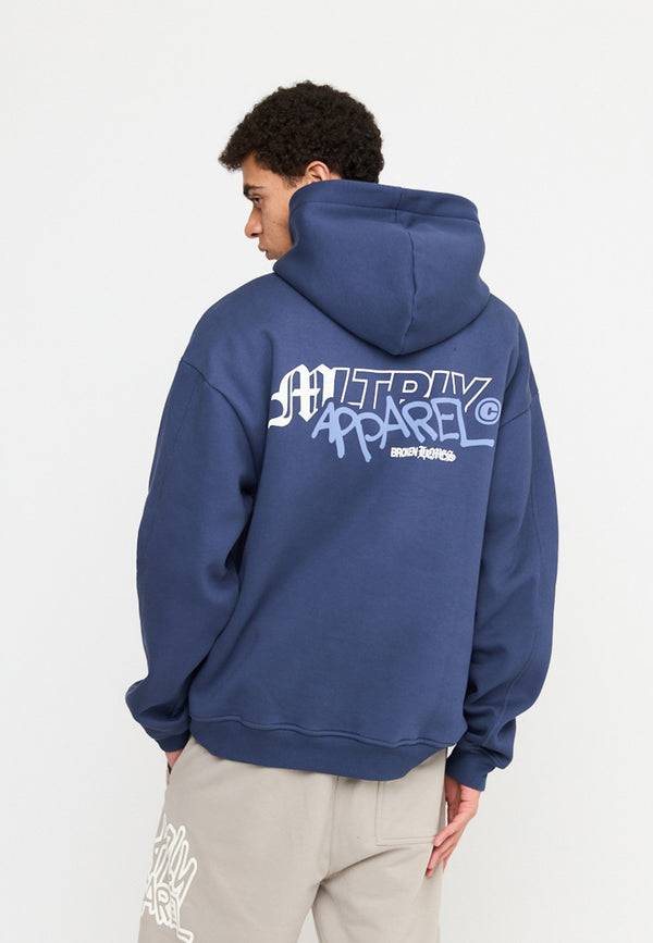Multiply Spparel Oversize Hoodie FIGHT Night Shadow Letzter Tag