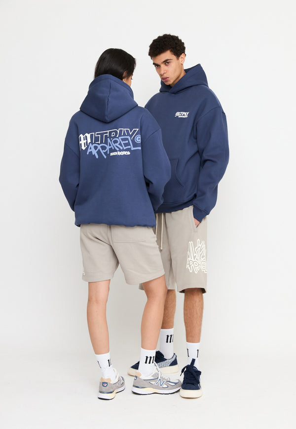 Multiply Spparel Oversize Hoodie FIGHT Night Shadow Letzter Tag