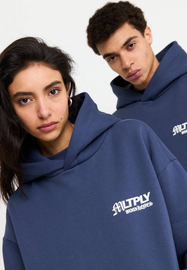 Multiply Spparel Oversize Hoodie FIGHT Night Shadow Letzter Tag