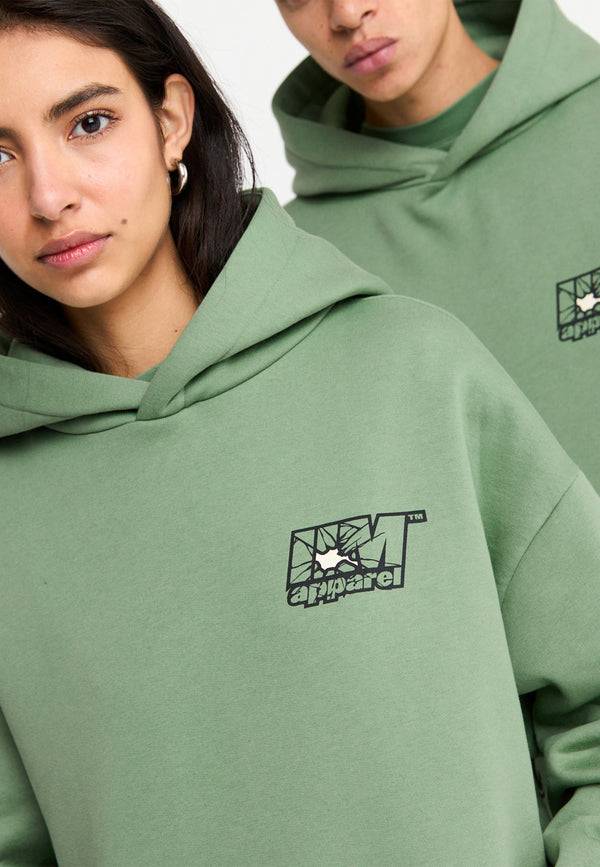 Multiply Spparel Oversize Hoodie INSECURITY Hedge Green Bis zu 55% Rabatt