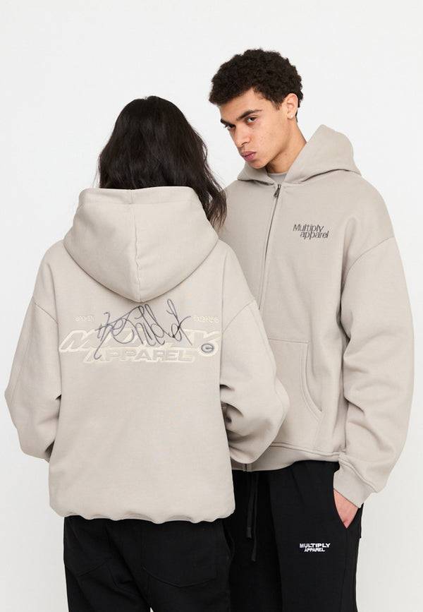Multiply Spparel Oversize Zip Hoodie FRIENDLESS String Riesige Rabatte