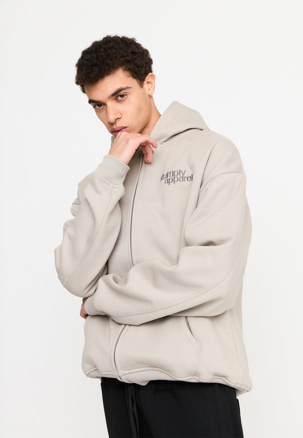 Multiply Spparel Oversize Zip Hoodie FRIENDLESS String Riesige Rabatte