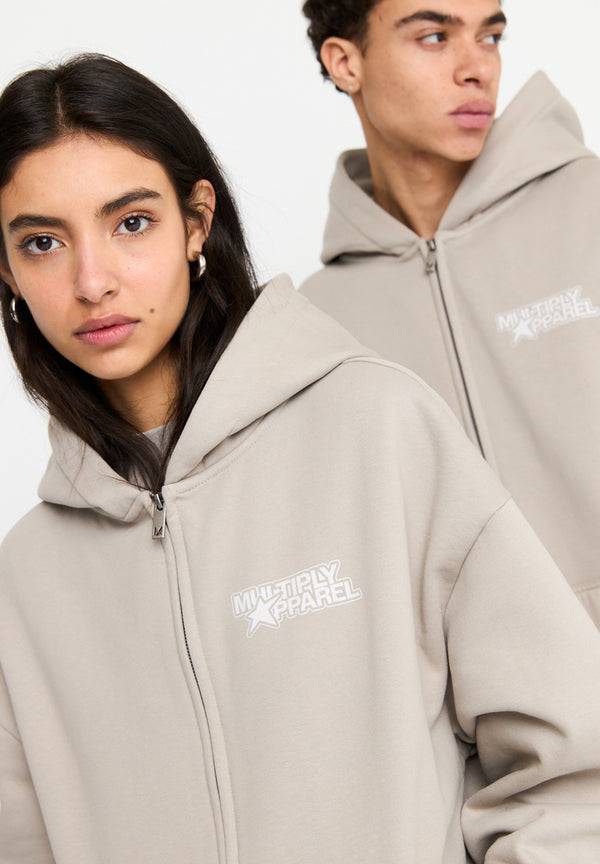 Multiply Spparel Oversize Zip Hoodie MISSING String 50% Rabatt mit kostenlosem Versand