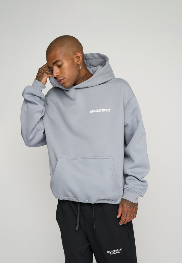 Multiply Spparel Oversize Hoodie MULTIPLY Ultimate Grey Speichern exportieren