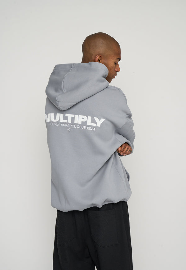 Multiply Spparel Oversize Zip Hoodie MULTIPLY Ultimate Grey Im Verkauf