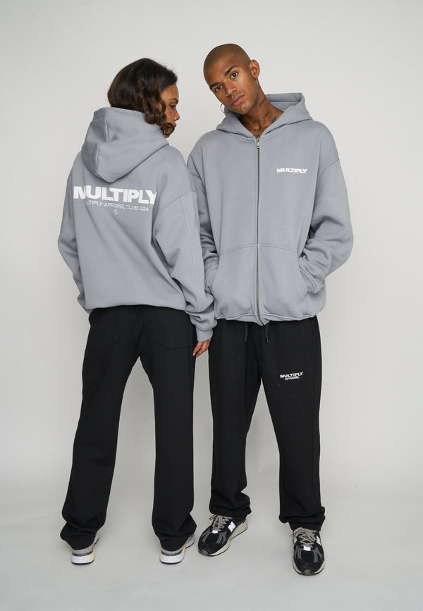Multiply Spparel Oversize Zip Hoodie MULTIPLY Ultimate Grey Im Verkauf
