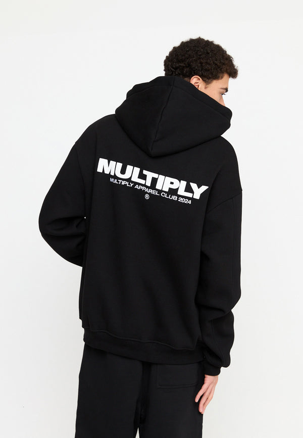 Multiply Spparel Oversize Zip Hoodie MULTIPLY Black 50% Rabatt für begrenzte Zeit