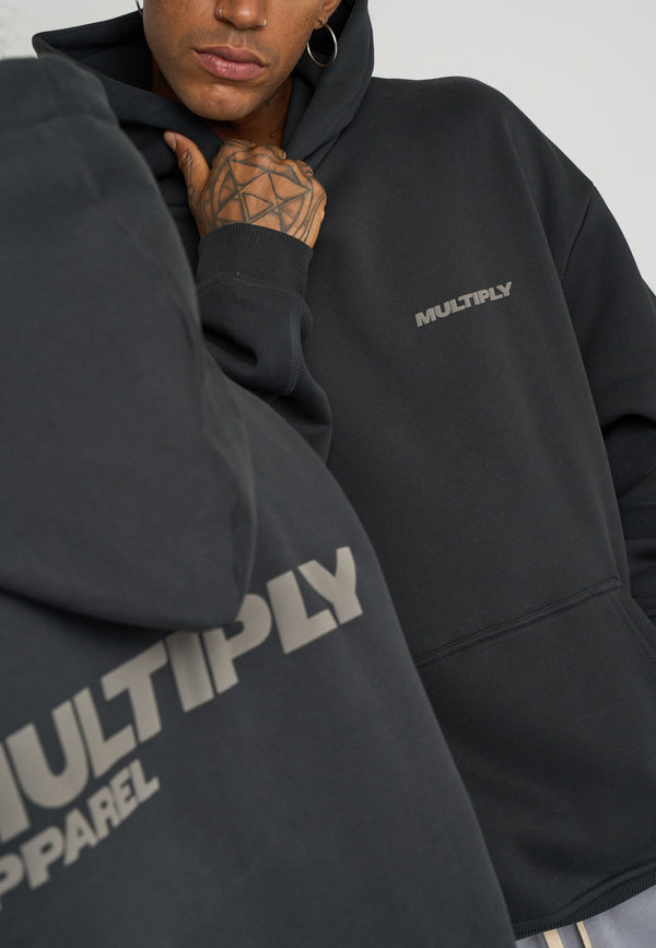 Multiply Spparel Oversize Hoodie BASIQUE Black Soda Rabatte dieses Monats