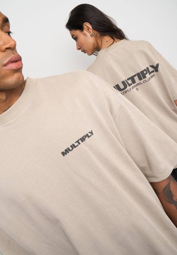 Multiply Spparel Oversize T-Shirt MULTIPLY Vintage Khaki im Angebot