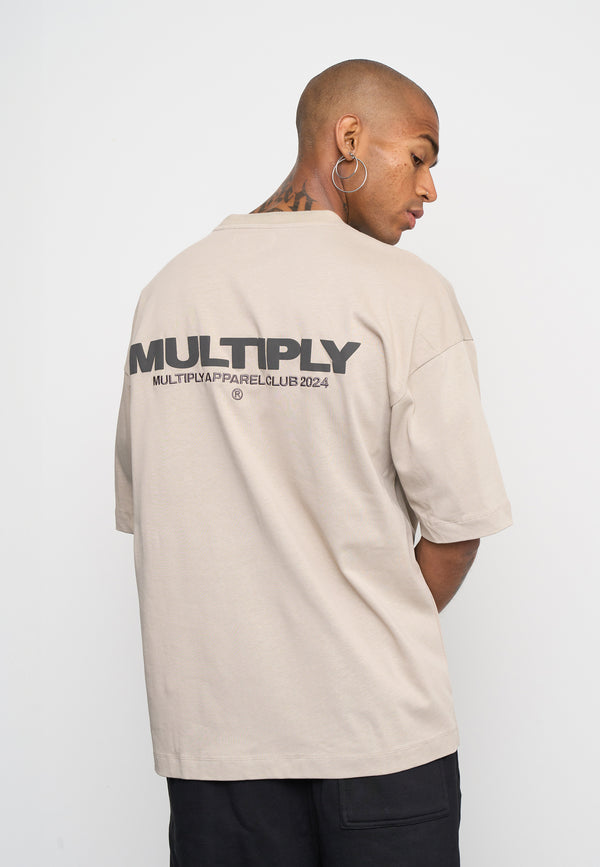 Multiply Spparel Oversize T-Shirt MULTIPLY Vintage Khaki im Angebot