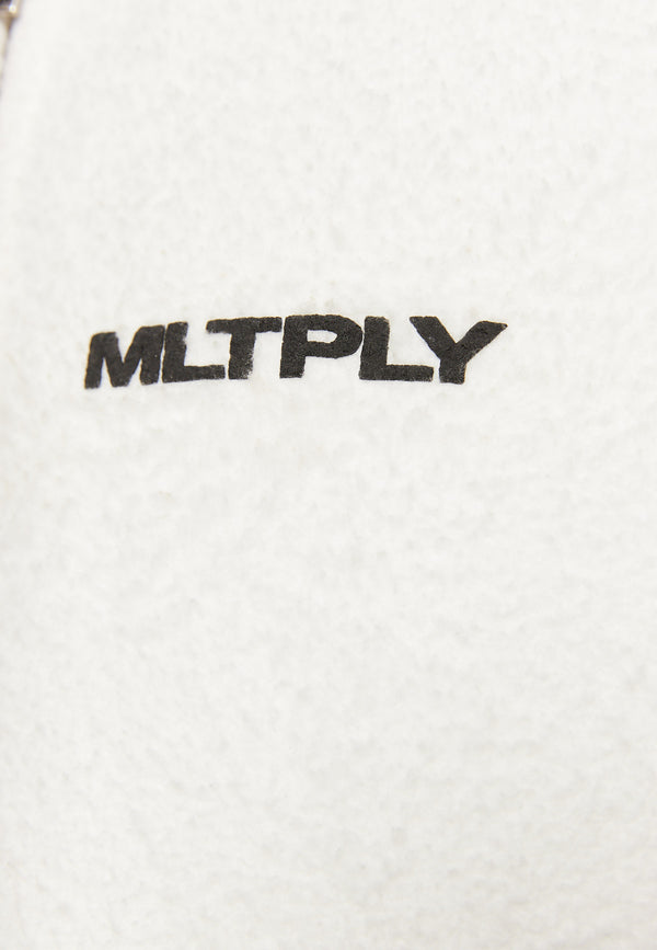 Multiply Spparel Oversize Zip Hoodie BRUSHED Off White Fabrikpreis