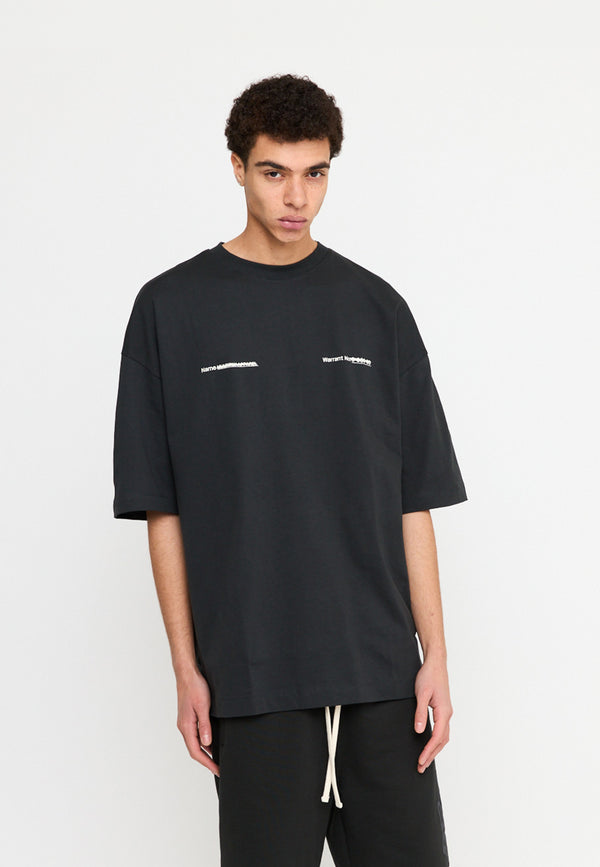 Multiply Spparel Oversize T-Shirt SLANDER Black Soda Washed Begrenztes Angebot
