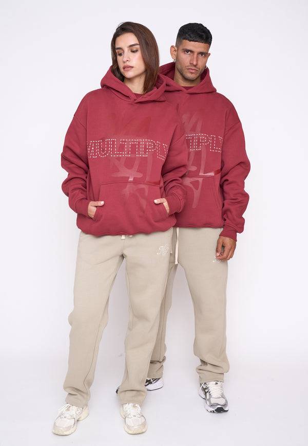 Multiply Spparel Oversize Hoodie BASE Ruby Wine Weihnachtsangebot