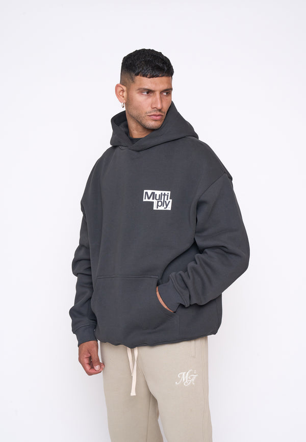 Multiply Spparel Oversize Hoodie BILLBOARD Black Soda Osterangebot