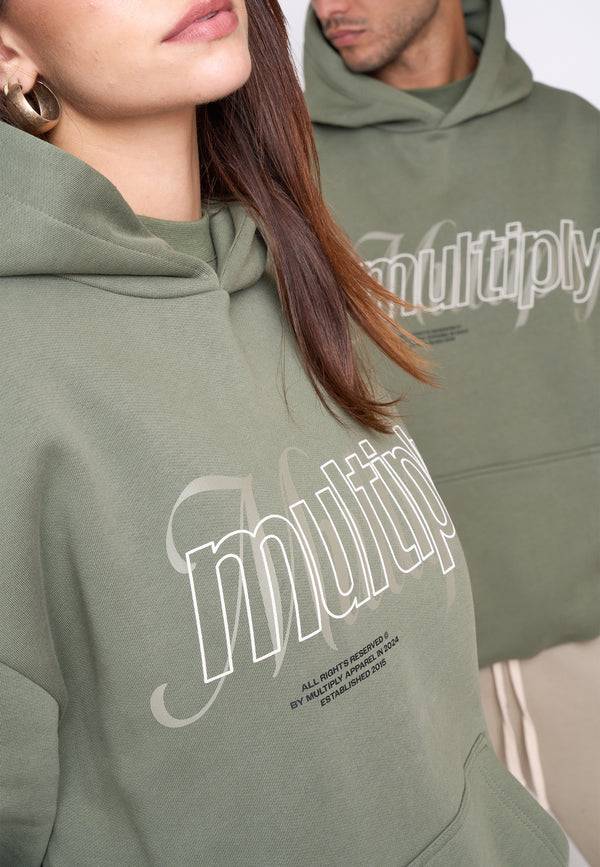 Multiply Spparel Oversize Hoodie DRIBBLE Four Leaf Clover Vatertagsangebot