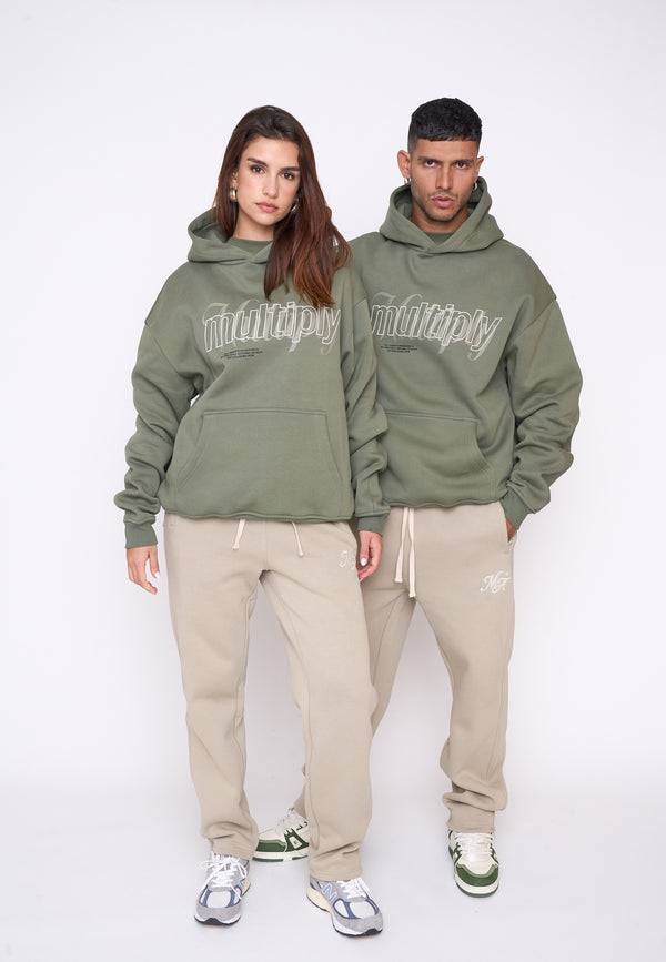 Multiply Spparel Oversize Hoodie DRIBBLE Four Leaf Clover Vatertagsangebot