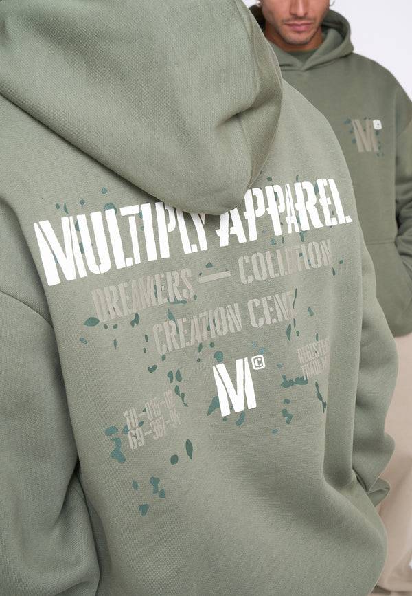 Multiply Spparel Oversize Hoodie DRILL Four Leaf Clover Valentinstagsangebot
