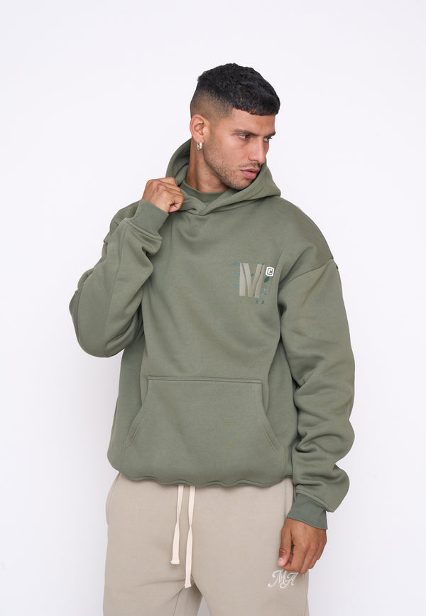 Multiply Spparel Oversize Hoodie DRILL Four Leaf Clover Valentinstagsangebot