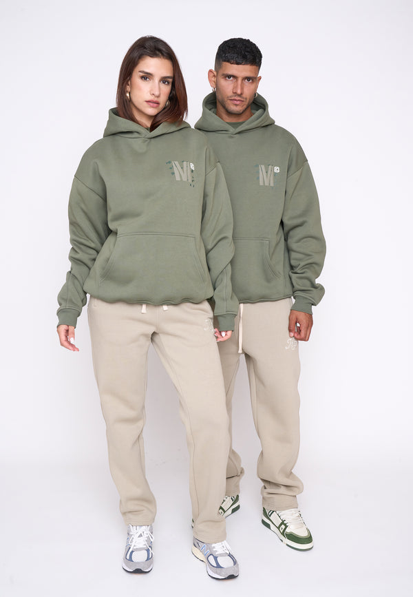 Multiply Spparel Oversize Hoodie DRILL Four Leaf Clover Valentinstagsangebot