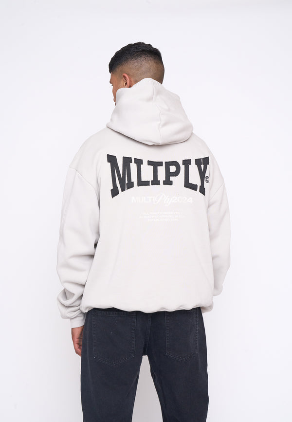 Multiply Spparel Oversize Hoodie FACULTY Dove Lagerräumung