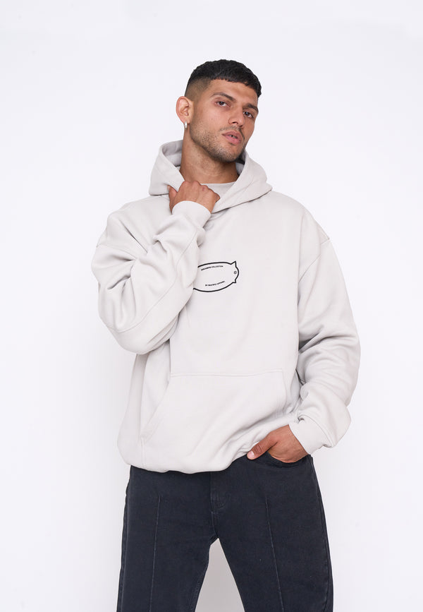 Multiply Spparel Oversize Hoodie FACULTY Dove Lagerräumung
