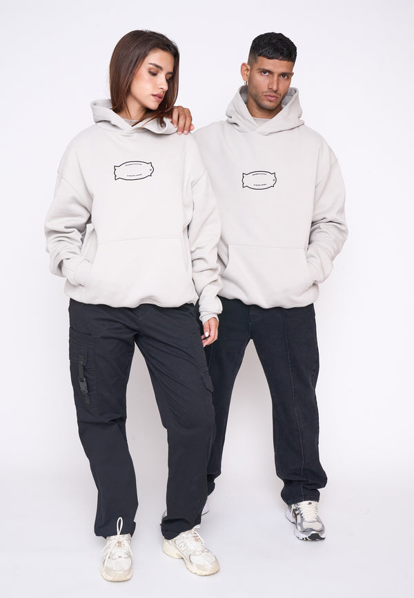 Multiply Spparel Oversize Hoodie FACULTY Dove Lagerräumung