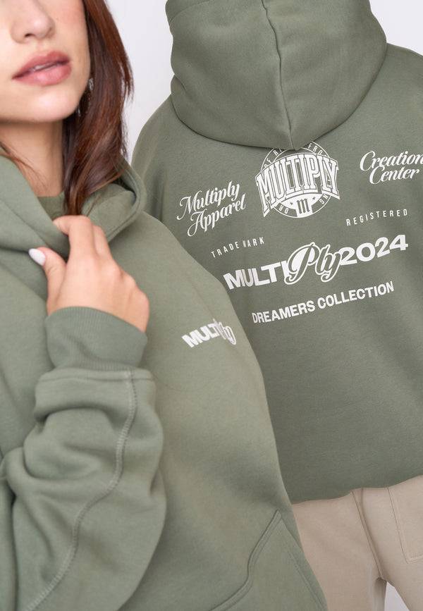 Multiply Spparel Oversize Hoodie MATCH Four Leaf Clover Top Angebot