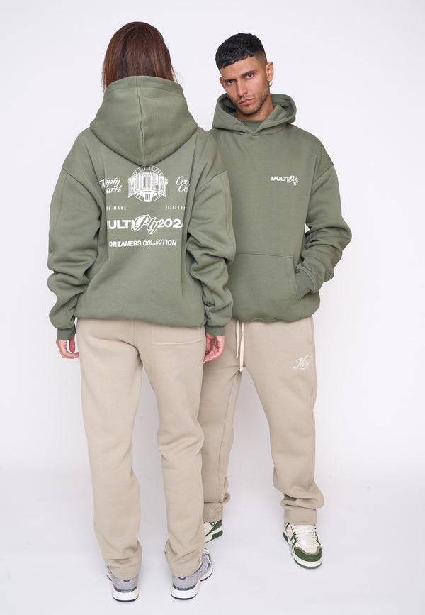 Multiply Spparel Oversize Hoodie MATCH Four Leaf Clover Top Angebot