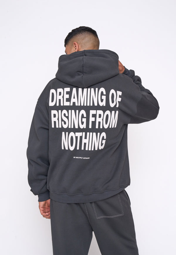 Multiply Spparel Oversize Hoodie RISING Black Soda Zeitlich begrenztes Angebot