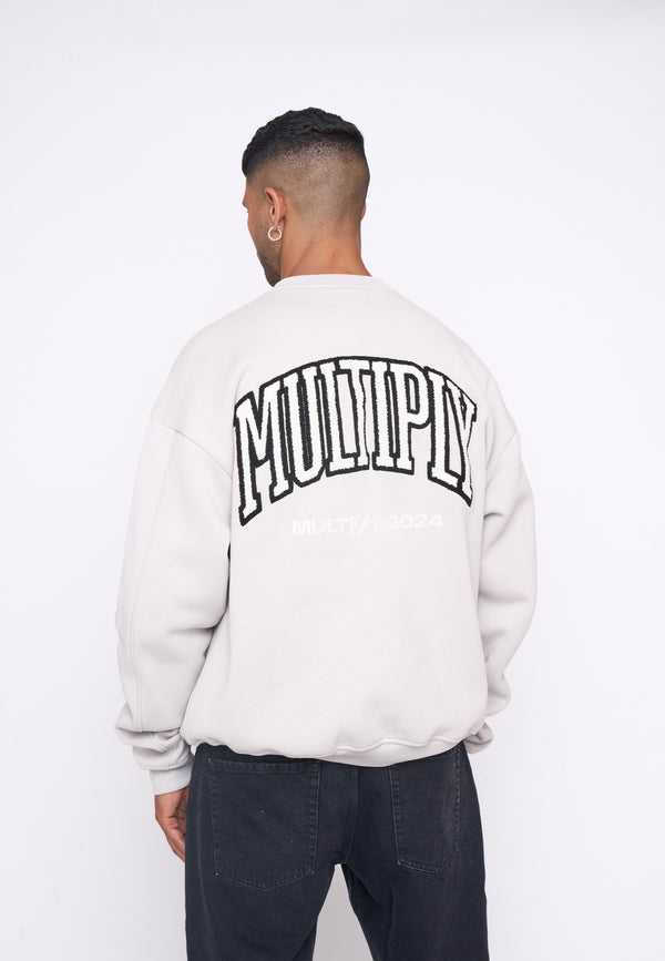 Multiply Spparel Oversize Sweatshirt SESSION Dove Räumungsverkauf