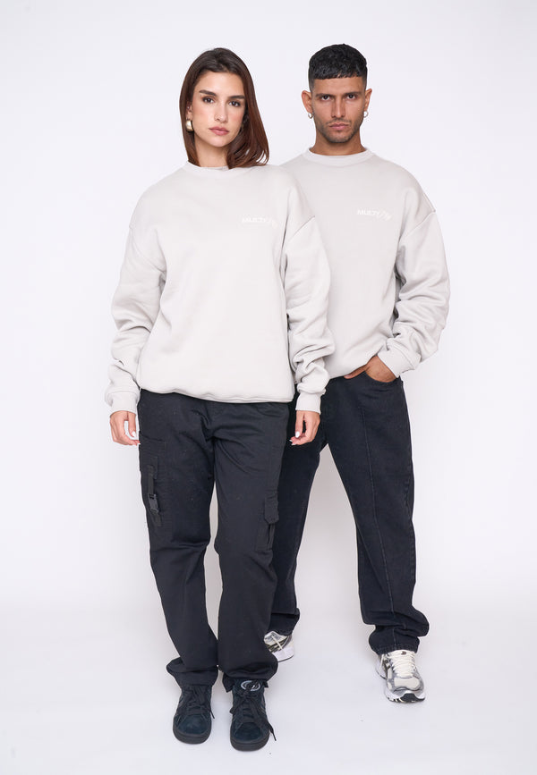 Multiply Spparel Oversize Sweatshirt SESSION Dove Räumungsverkauf
