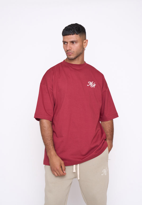 Multiply Spparel Oversize T-Shirt COMPETITION Ruby Wine Kauf eins, bekomm eins gratis