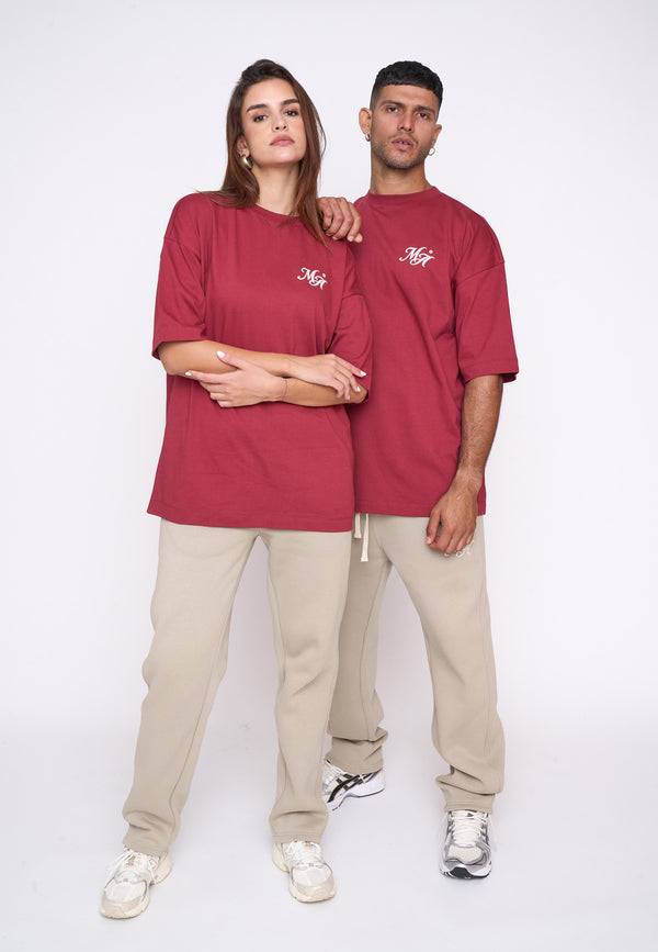 Multiply Spparel Oversize T-Shirt COMPETITION Ruby Wine Kauf eins, bekomm eins gratis