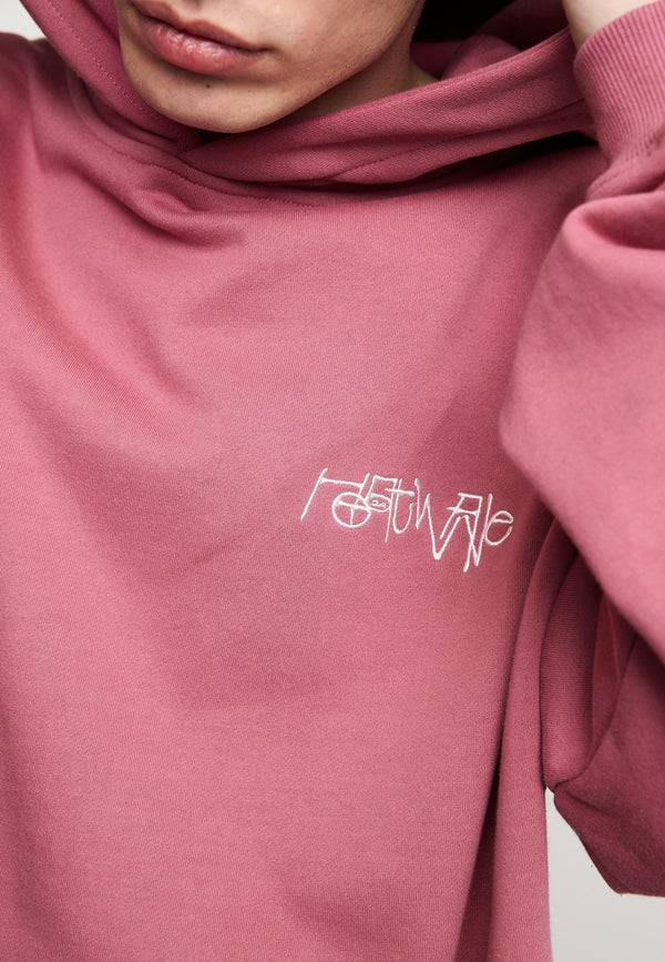 Multiply Spparel Oversize Hoodie OVERHEATING Rose Wine VIP-Rabatte