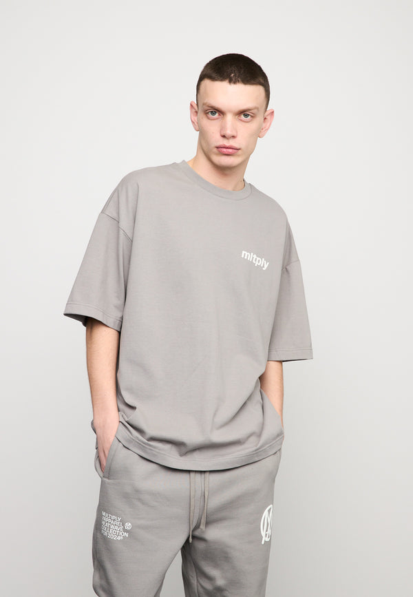 Multiply Spparel Oversize T-Shirt SUMMER HEAT Moon Mist Tiefpreis