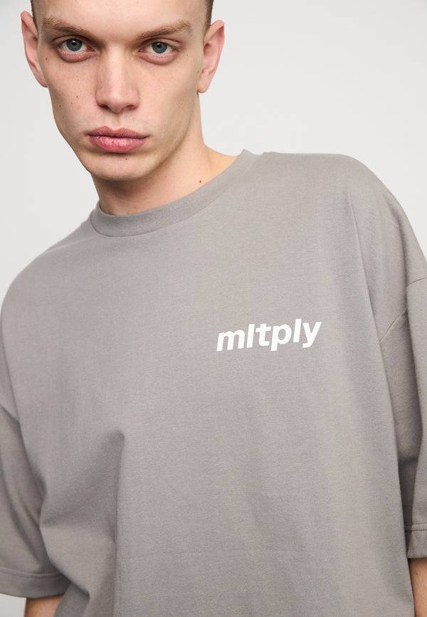 Multiply Spparel Oversize T-Shirt SUMMER HEAT Moon Mist Tiefpreis