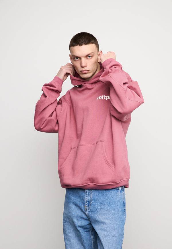 Multiply Spparel Oversize Hoodie SUMMER HEAT Rose Wine Super Sparpreis