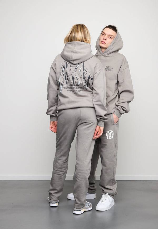 Multiply Spparel Oversize Hoodie TEMPERATURE Moon Mist Kostenlose Rückgabe