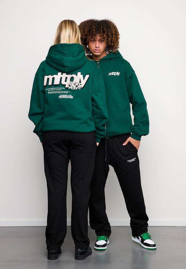 Multiply Spparel Oversize Zip Hoodie HEAT Botanical Garden JETZT KAUFEN