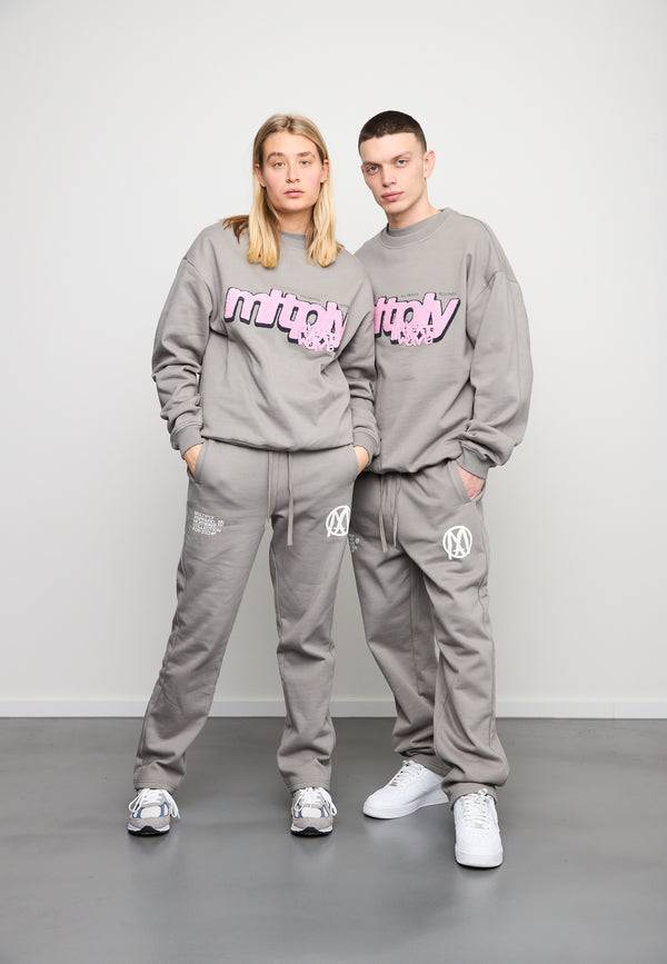 Multiply Spparel Oversize Sweatshirt CLIMATE Moon Mist Letzte 2 Tage
