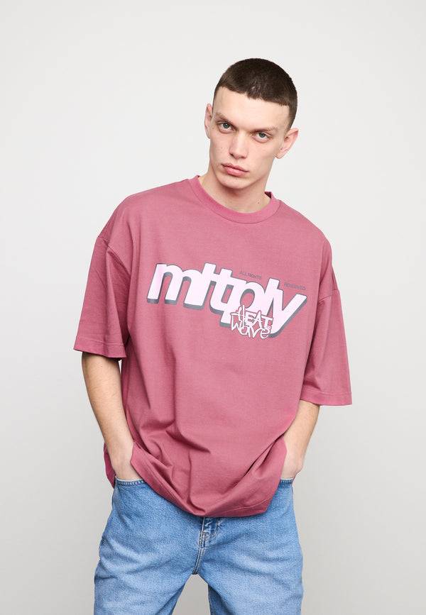Multiply Spparel Oversize T-Shirt CLIMATE Rose Wine Bis zu 60% Rabatt