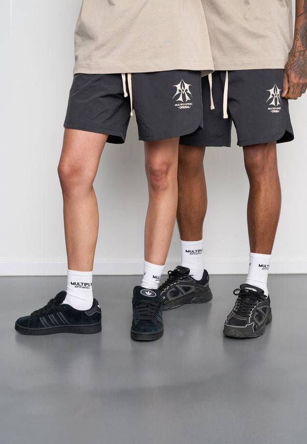 Multiply Spparel Woven Shorts SKETCH Black Soda Auslauf