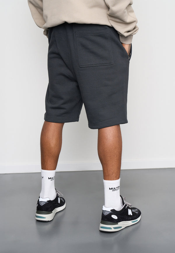 Multiply Spparel Shorts ANTIQUE Black Soda Washed Verkauf