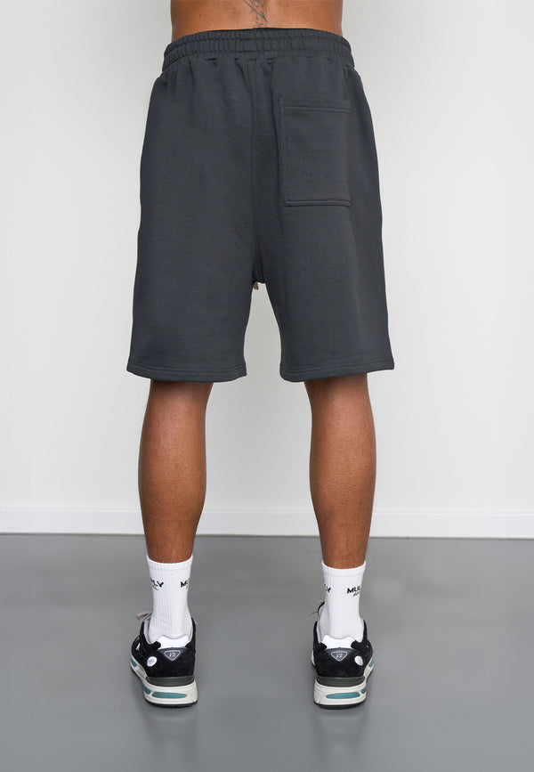 Multiply Spparel Shorts ANTIQUE Black Soda Washed Verkauf