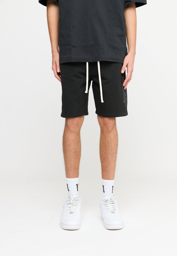 Multiply Spparel Shorts ANXIETY Black Soda Washed Hotsell